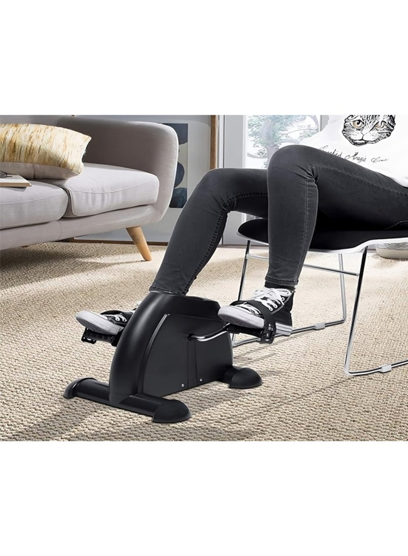 ريلاكس سمارت دراجة تمارين صغيرة مزودة بشاشة رقمية - جهاز تمارين محمول بدواسة يوضع تحت المكتب لتمرين الساقين والذراعين، جهاز لياقة بدنية صغير الحجم للاستخدام في المنزل والمكتب وإعادة التأهيل - Image 5