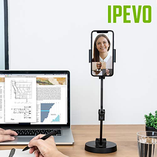 IPEVO Uplift Multi-Angle Arm for Smartphones, Multi-Jointed Phone Holder for Visual Communication and Presentations, Small Footprint Smartphone Stand for Remote Work and Distance Learning. - Image 5