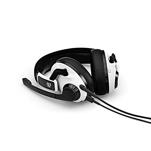 EPOS Gaming H3 Hybrid - Closed Acoustic Gaming Headset with Bluetooth - USB-A PC & 3.5mm Console Cable - Dual Microphones - Lightweight - Easy Adjustment - Long Battery Life - Multi-Platform White - Image 5