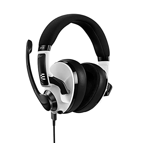 EPOS Gaming H3 Hybrid - Closed Acoustic Gaming Headset with Bluetooth - USB-A PC & 3.5mm Console Cable - Dual Microphones - Lightweight - Easy Adjustment - Long Battery Life - Multi-Platform White - Image 2