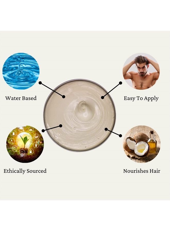 Steezee Clever Clay - Natural Finish Styling Hair Clay for Men - All Hair Types - Reworkable All Day Hold- Cruelty Free- Paraben & Sulphate Free, 3.4 oz - Image 5