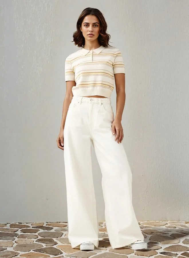 لي كوبر تيشيرت بولو مخطط من لي كوبر