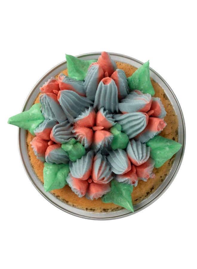 Restaurantware Russian Piping Tip, 1 Tulip Cake Decor Piping Tip - #4, Corrosion-Resistant, Stainless Steel Decorating Tip For Frosting, Dishwashable, Decorate Cupcakes, Cakes, or Cookies - Image 2