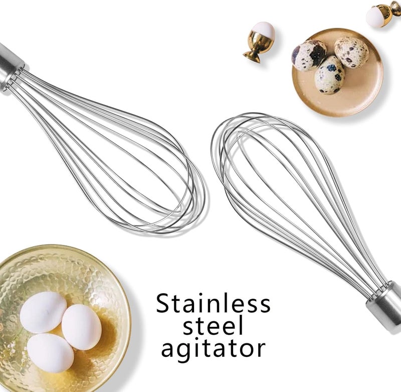 Abvsdu 2 Pcs Hand Mixer Attachments Beaters, Hand Mixer Beaters Attachments for Kitchen Stainless Steel Replacement Parts for Hamilton Beach 62682RZ 62692 62695V 64699 Mixer (Oval Silver) - Image 5