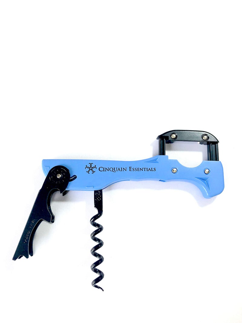 CINQUAIN ESSENTIALS Premium Boomerang 3in1 Corkscrew  Made in Italy Easy to Use  Extremely Durable Best wine bottle opener for sommeliers flight attendants restaurant servers and bartenders