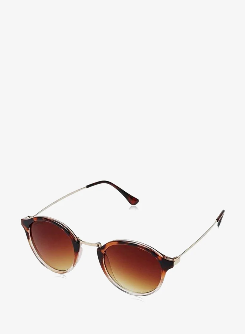 fastrack Brown Orange Oval Women Sunglasses (C085BR2F|54)