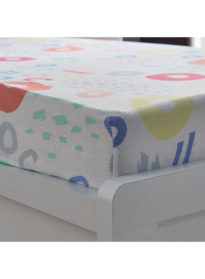 Home Box Nora Regina Single Microfibre Fitted Sheet 90 x 25 x 190 cm - Image 5