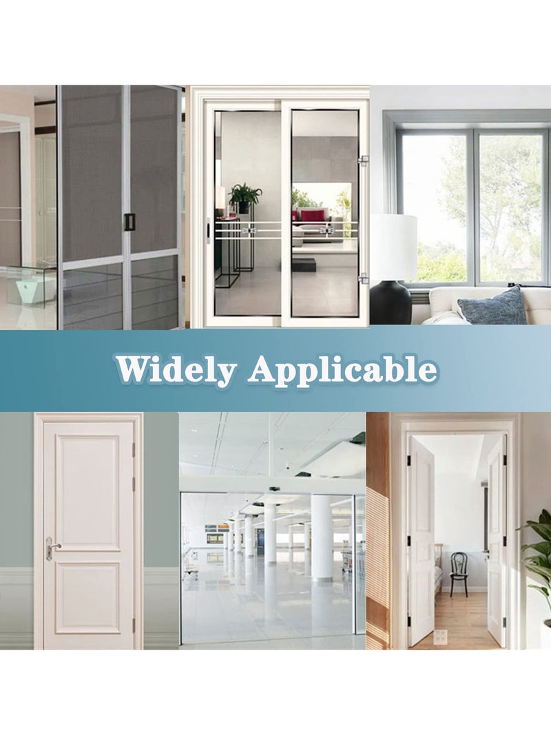 VIUAUAX Weather Stripping Door Seal, Self Adhesive Brush Weather Seal Strip for Windows and Doors Felt Door Seal Window Insulation Sealing Strip Brush Weatherstrip 9mm Wide x 9mm Thick, 10M  - Image 3