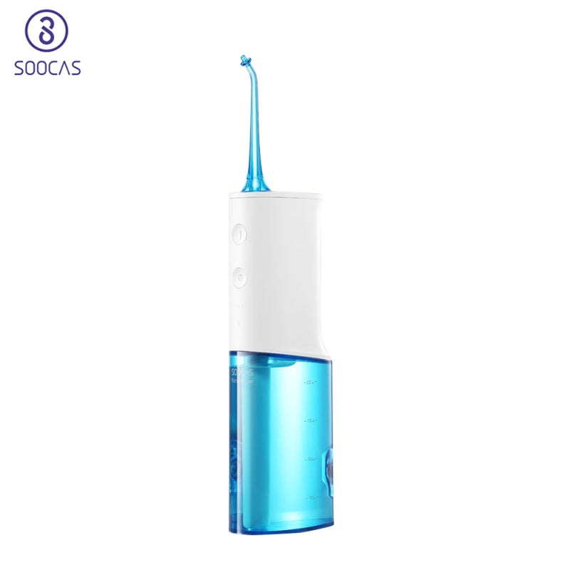 SOOCAS Oral Irrigator Adjustable 3 Modes One-Hand Operation Dental Flosser - IPX7 Waterproof Constant Pressure Water Pulse Teeth Water Jet for Oral Care - Image 1