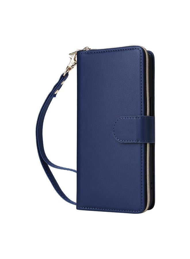 S-TOP Case For iPhone 14 Pro Nine-card Slots Zipper Wallet Bag Leather Phone Case - Image 2