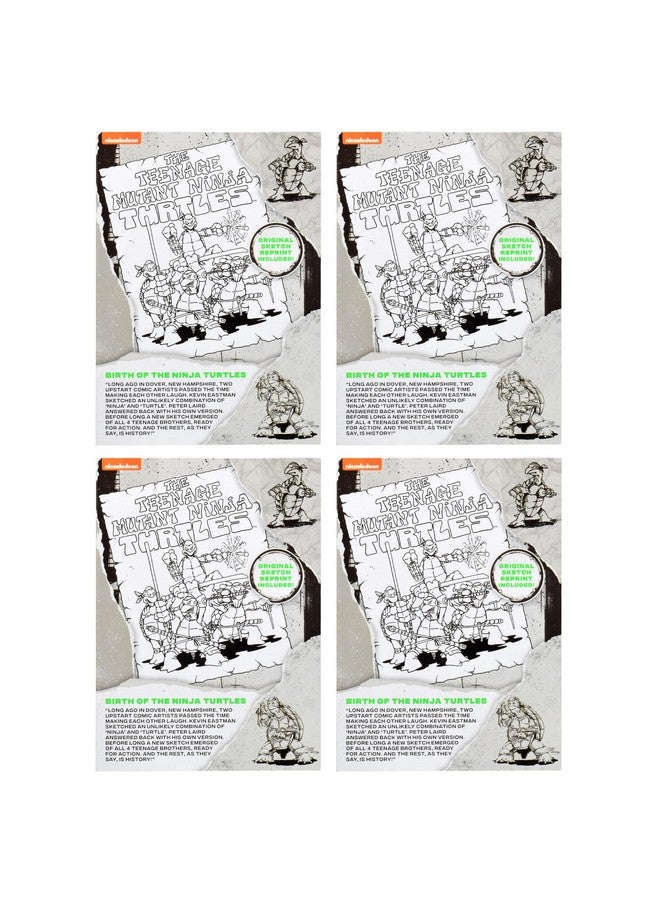 Teenage Mutant Ninja Turtles سلاحف النينجا المراهقون: تمثال جامع للرسومات الأصلية مع كتاب كوميدي من بلايميتس تويز - Image 3