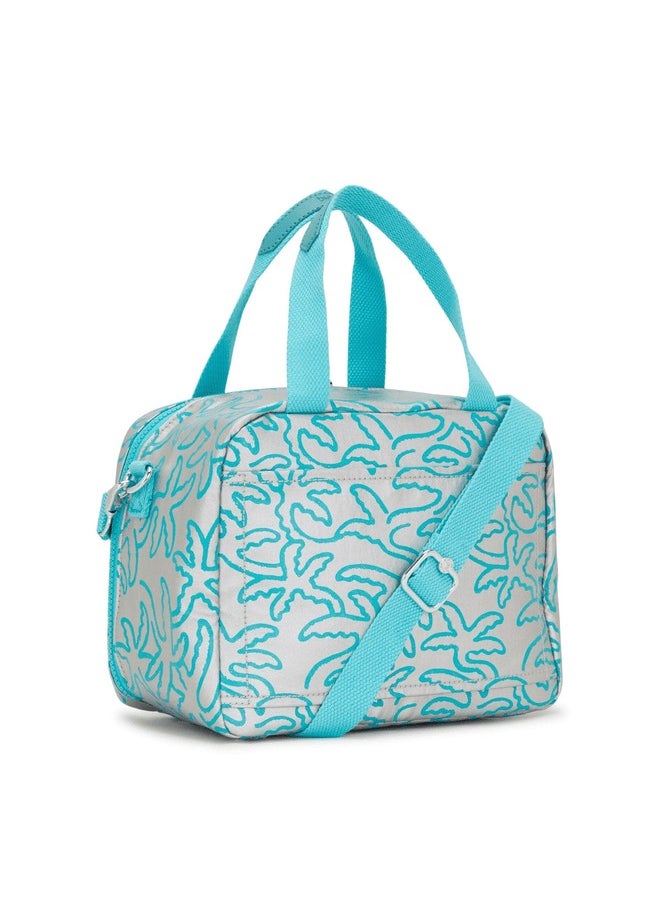 kipling Miyo Metallic Palm Large Lunch Bag With Trolley Sleeve  - Image 2