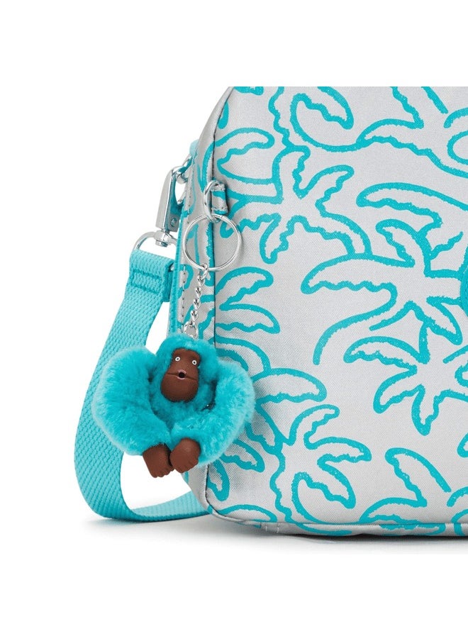 kipling Miyo Metallic Palm Large Lunch Bag With Trolley Sleeve  - Image 5