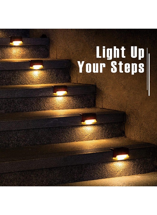 Generic Led Solar Deck Lights, 16 Pack Waterproof for Outdoor Stairs, Step, Fence, Railing, Yard and Patio (Warm White)  - Image 3