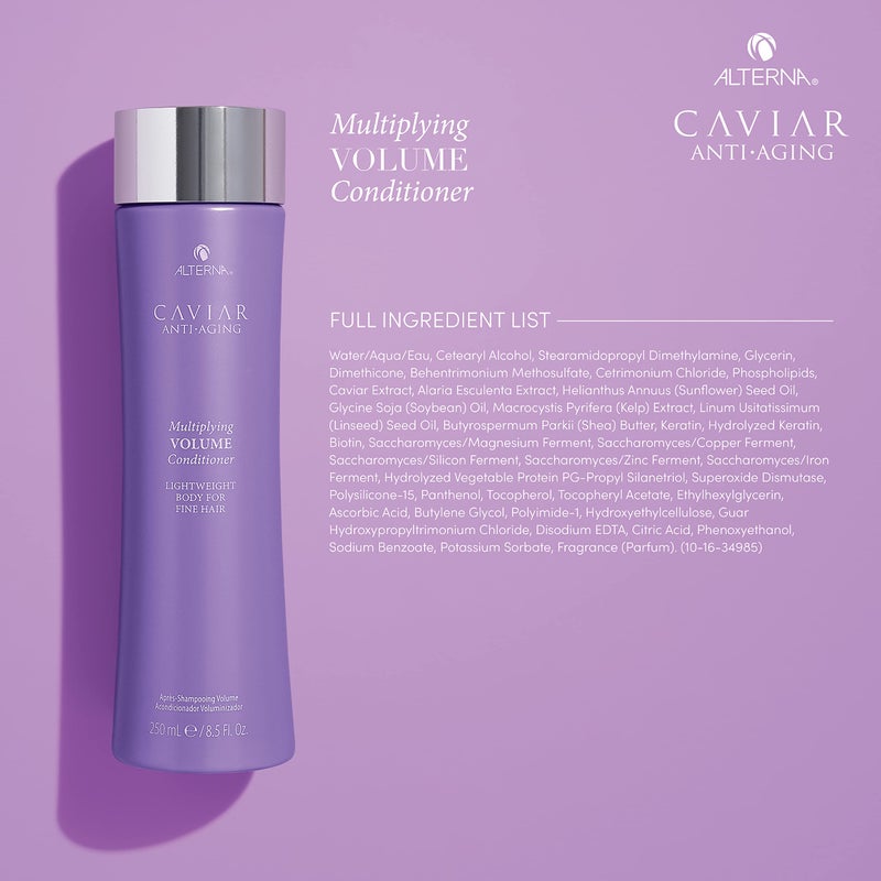 Alterna Haircare CAVIAR Anti-Aging Multiplying Volume Conditioner 8.5Fl Oz | For Fine, Limp or Thin Hair | Create Instant Volume and Thickness | Sulfate Free - Image 3