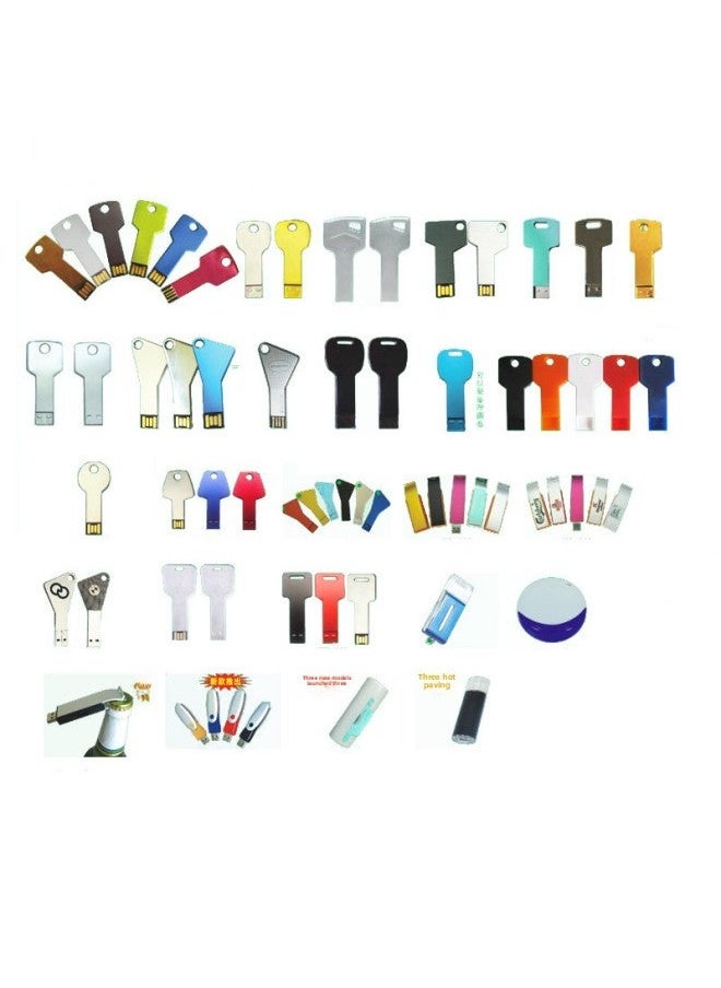 Source Bid Small U Disk 1gu 2g Metal Waterproof 4g Company Exhibition Gift 8gu Log-Color:White-Capacity:1G-1TB  - Image 1