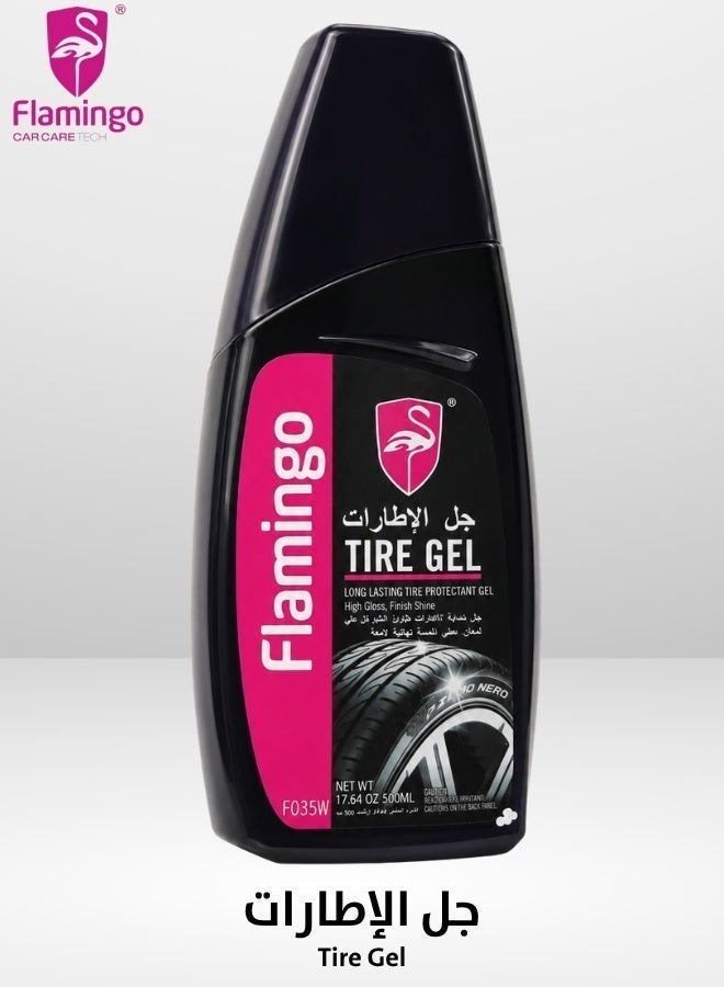 Flamingo Tire Gel جل تلميع وحماية الإطارات 500 مل