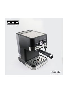 دي اس بي DSP KA3113 20-Bar Espresso Coffee Machine – 1050W Professional Barista Coffee Maker with Thermometer, Cup Warmer & 1.5L Water Tank – Cappuccino, Latte, Espresso for Home & Kitchen  - Image 1