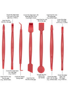 STHIRA STHIRA Car Window Film Tint Tool Kit Vinyl Wraps Application and Removal Tool Kit with 2 Pairs Gloves Felt Squeegee Scraper Edge Trimmer and Retractable Cutter for Car Wrap Window Tint  - Image 2