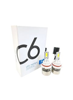 C6 C6 9007 1 Pair Led Headlight  High Temperature Lamp 36W 3800LM DC 8V-48V  - Image 3
