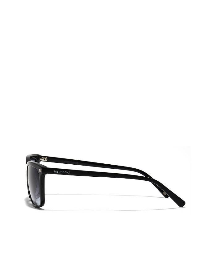 30Sundays G.O.A.T,Men Sunglasses, Square Sunglasses, UV Protection: UV400 (Black,Blue) - Image 3