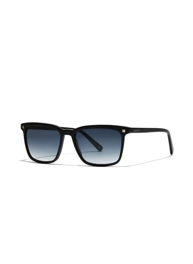 30Sundays G.O.A.T,Men Sunglasses, Square Sunglasses, UV Protection: UV400 (Black,Blue) - Image 1