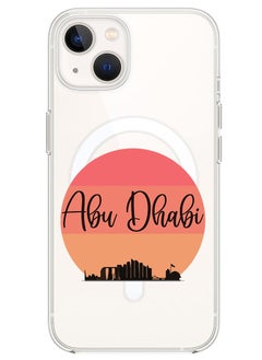 Magnetic Case for iPhone 14 Plus 6.7-inch Compatible with MagSafe Wireless Charging, Shockproof Phone Bumper Cover Abu dhabi Sun