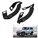 Tbest 4 Runner Grab Handle HooksSeat Handle Van GrabBack Grab Handle2Pcs Car Headrest Grab Handle Car Rear Back Headrest Grab Handle Set with Hole for Wrangler 1995 2017Black - Image 2
