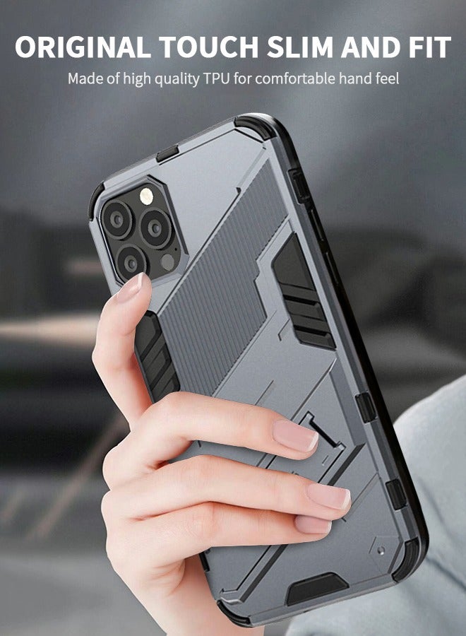 GROIC Compatible With Iphone 14 Pro Case, Ultra-thin Phone Case With Stand, Armored Drop-resistant Phone Cover Compatible With Wireless Charging,shockproof Phone Shell Suitable For Iphone 14 Pro 6.1 Inches - Image 2