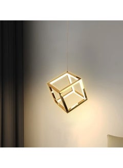 Hummer Modern golden chandelier with yellow lighting, 36 watts  - Image 1
