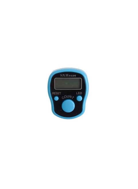 andheld Digital Electronic Tasbeeh Counter with LED Light -Illuminated Electronic Tasbeeh - Dark Blue