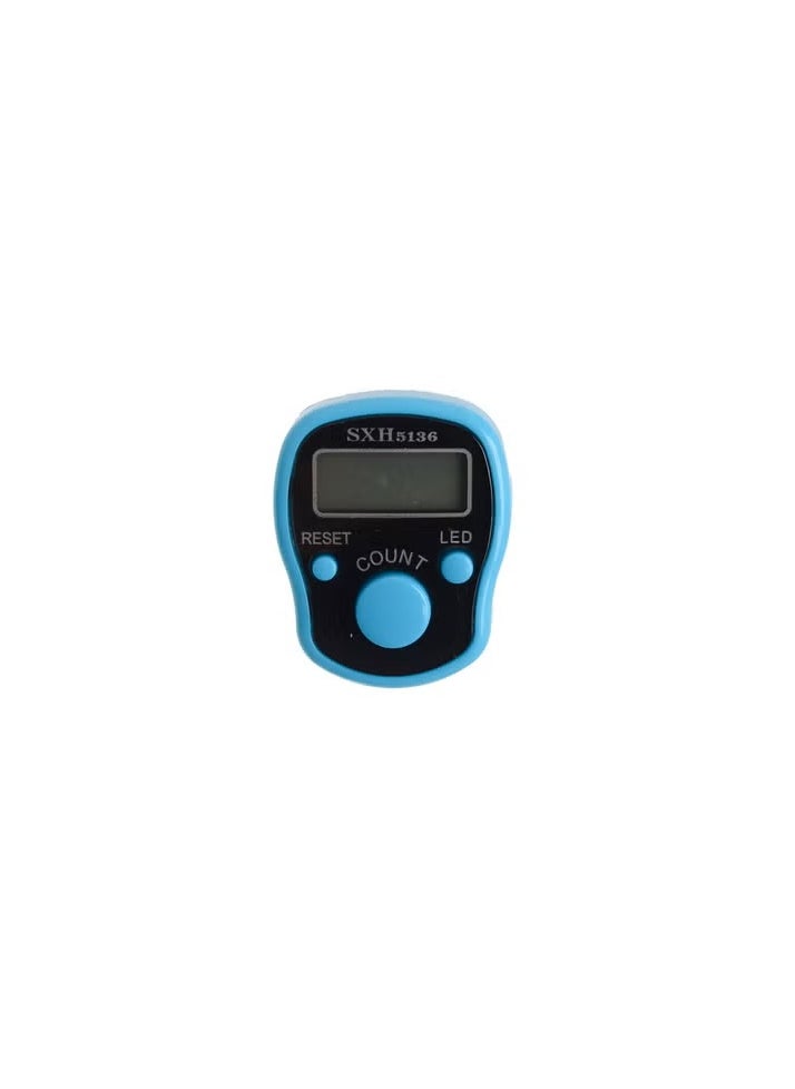 andheld Digital Electronic Tasbeeh Counter with LED Light -Illuminated Electronic Tasbeeh - Dark Blue