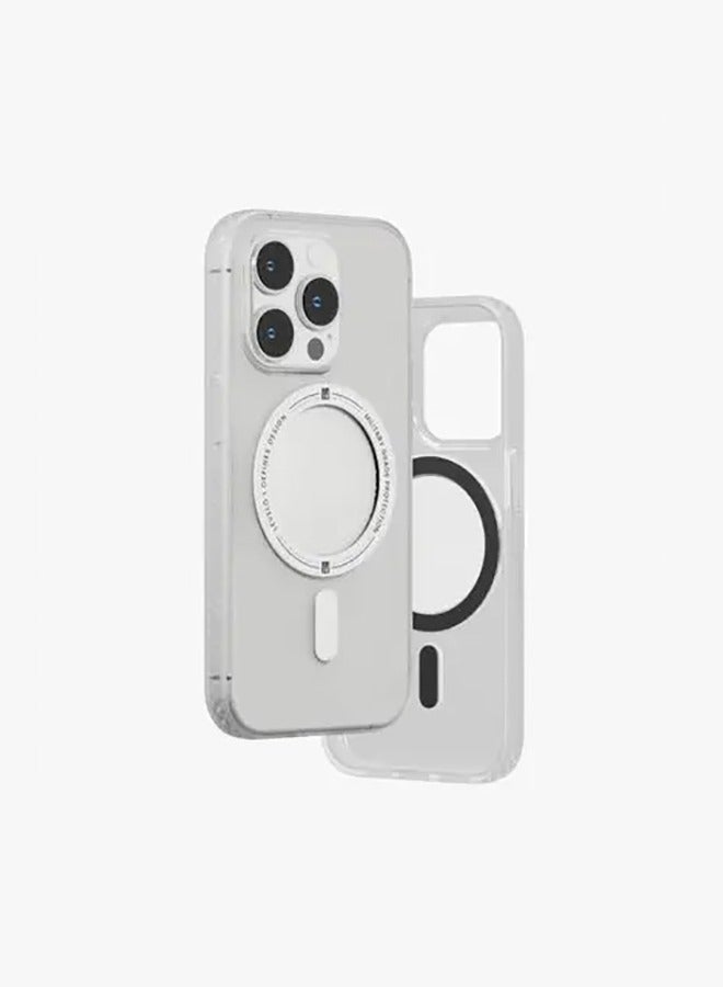 ليفيلو جراب iPhone 14 Pro من William Magsafe، غطاء خلفي شفاف / متوافق مع MagSafe / حماية من الصدمات / فتحات دقيقة / سهل التركيب / مادة ممتازة / حلقة كاميرا مرفوعة - شفاف