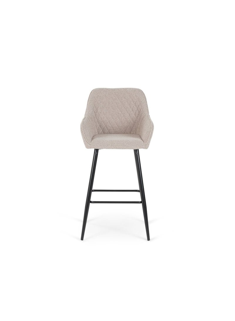 Pan Home Melanie Bar Chair - Light Brown & Black - Image 1