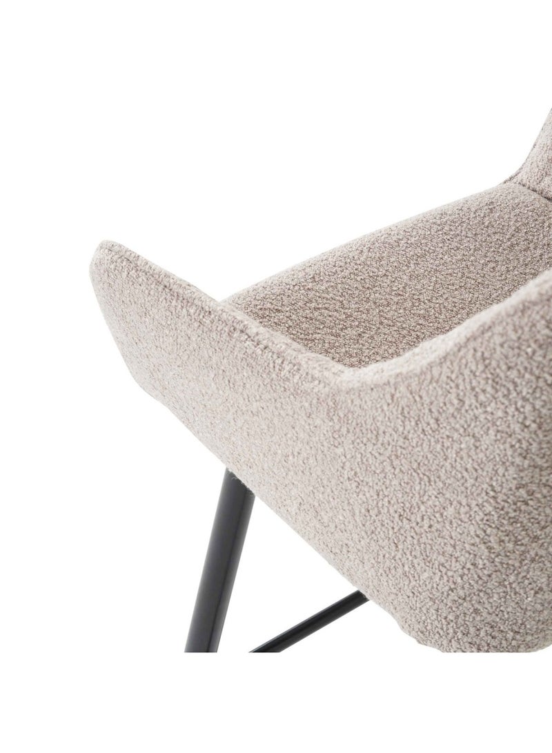 Pan Home Melanie Bar Chair - Light Brown & Black - Image 3
