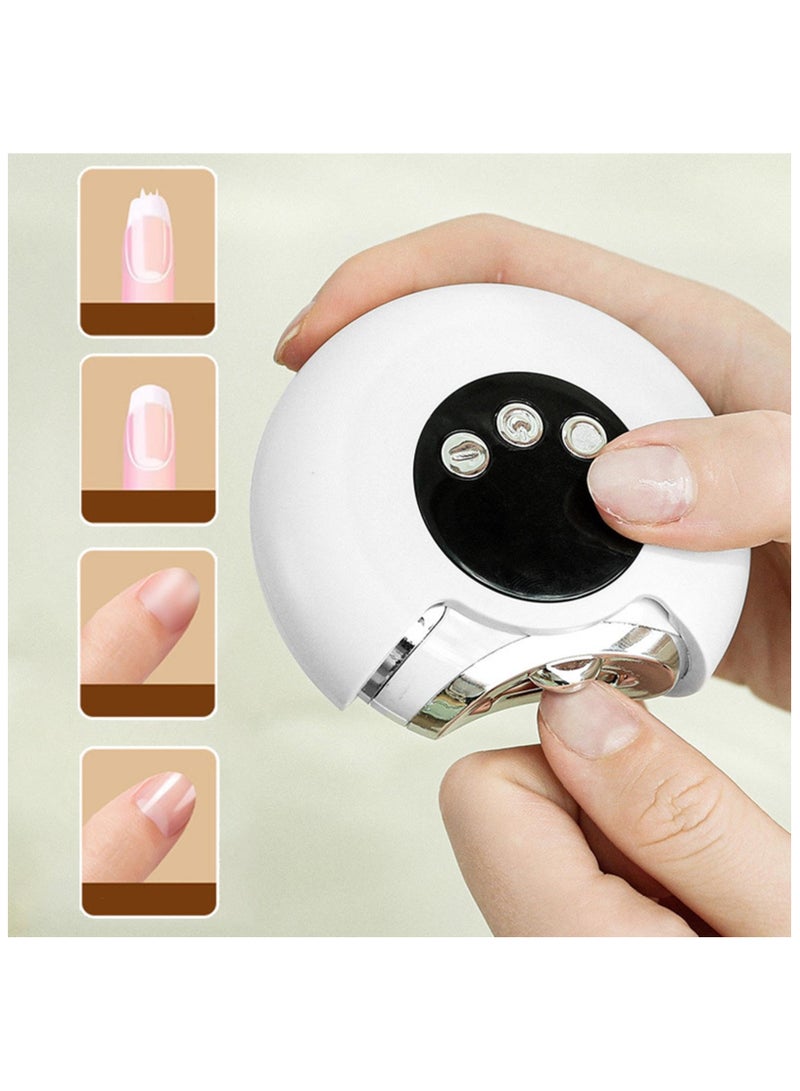 SOLARAE Electric Nail Clipper, Automatic Toenail Clippers Baby Nail Trimmer, Automatic Nail Clipper with LED Light, Versatile Electric Automatic Nail Clipper for Seniors for Adults, Children - Image 5