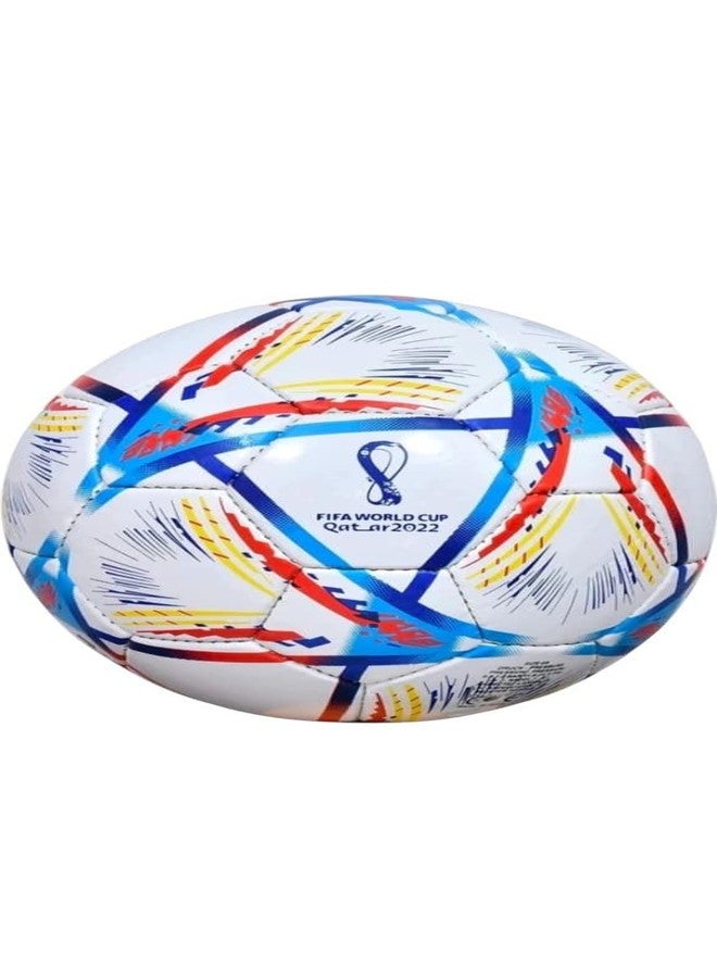 AARMAX New Football PVC Russian with Pump - Size 5 Multi Color Football - Image 3