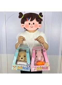 Generic Electronic Pet Will Call Stuffed Rabbit Toy Simulation Puppy Educational Crawling Toy Gift Source Wholesale-Color:6698-1 Rabbit  - Image 2