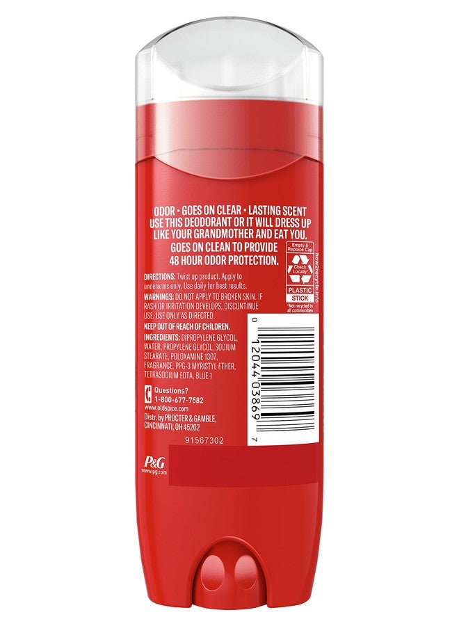 Old Spice مزيل عرق أولد سبايس خالي من الألمنيوم للرجال، وولف ثورن، حماية لمدة 48 ساعة، 3 أونصات لكل منها، عبوة من 3 - Image 3