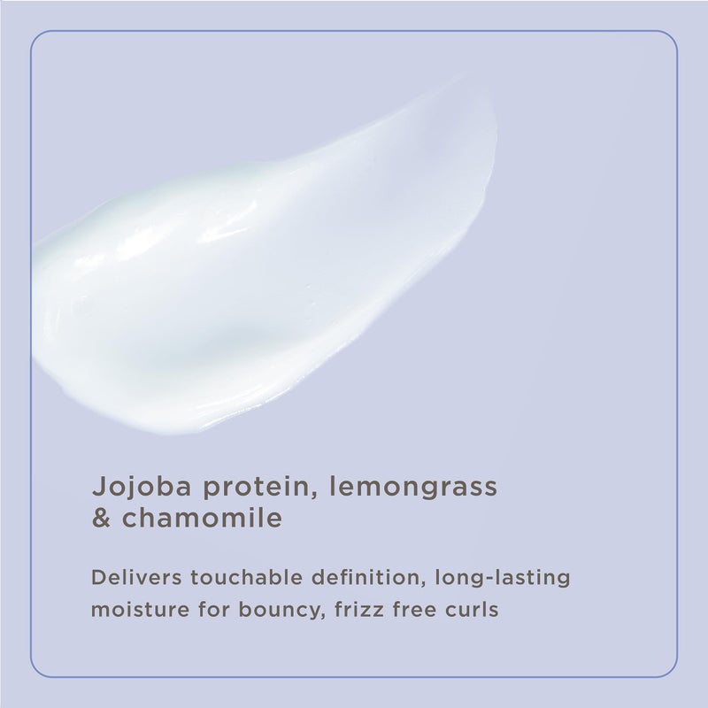 Hairitage Hydrating Jojoba Oil Curl Cream for Curly Hair - Moisturizing Anti Frizz Styling Product for High Definition Curls for Women + Men - Bounce + Shine for Fine + Thick Hair - Color Safe + Vegan - Image 2