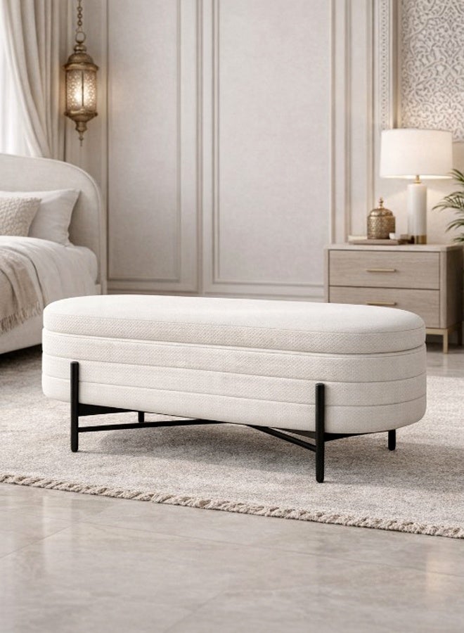 Living Modern Storage Bench For Bedroom, Living Room 100x46x40 CM - Image 4