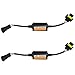 Eponcia Car LED CAN Bus Decoder H11 Load Resistor Turn Signal Harness Adapter AntiFlicker Error Decoder Resistor Universal for LED Headlight Tail Light Conversion Kit H8H9H11 2PCS - Image 2