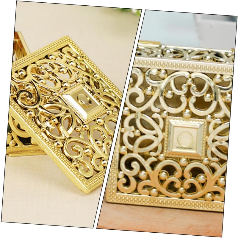 IDEANATEGRATE 12pcs Gold Candy Boxes for Wedding Party Bridesmaid Proposal Small Treat Storage Containers Reusable Candy Wrapping Boxes - Image 4