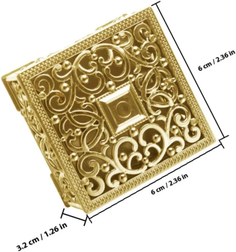 IDEANATEGRATE 12pcs Gold Candy Boxes for Wedding Party Bridesmaid Proposal Small Treat Storage Containers Reusable Candy Wrapping Boxes - Image 2