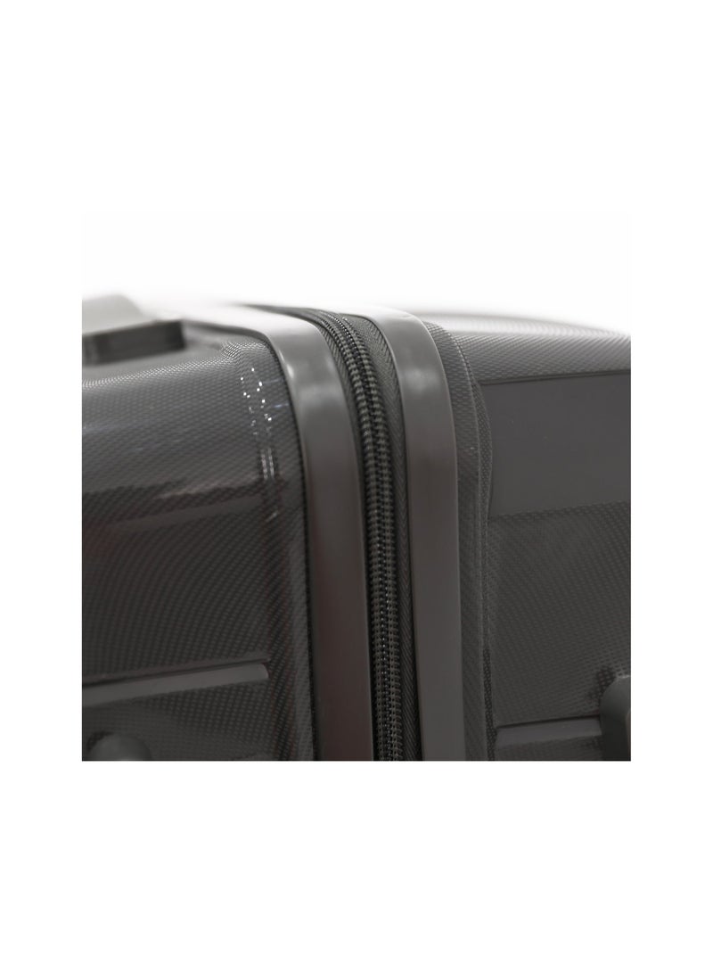 DILIXI مجموعة حقائب سفر صلبة غير قابلة للكسر من مادة البولي بروبيلين مع 8 عجلات، مجموعة من 3 قطع من مادة البولي بروبيلين متعددة الطبقات، مقاس 20 و24 و28 بوصة (رمادي) - Image 4