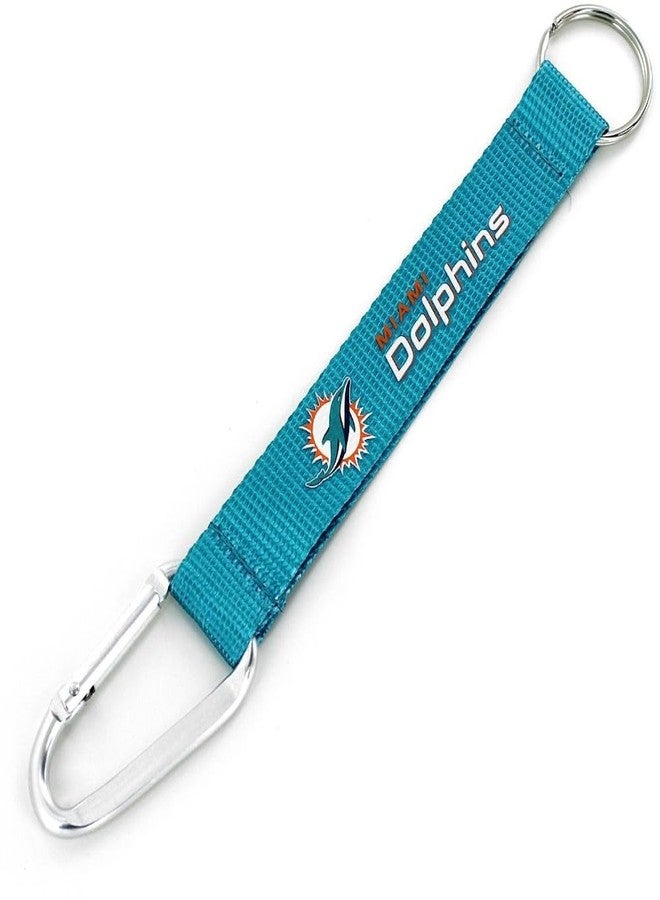 aminco NFL Miami Dolphins Carabiner Lanyard Keychain - Image 2