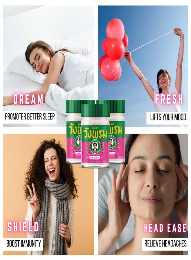 WANG PROM بلسم وانغ بروم العشبي 50 غرام (عبوة من 3 قطع (وردي)) - Image 5