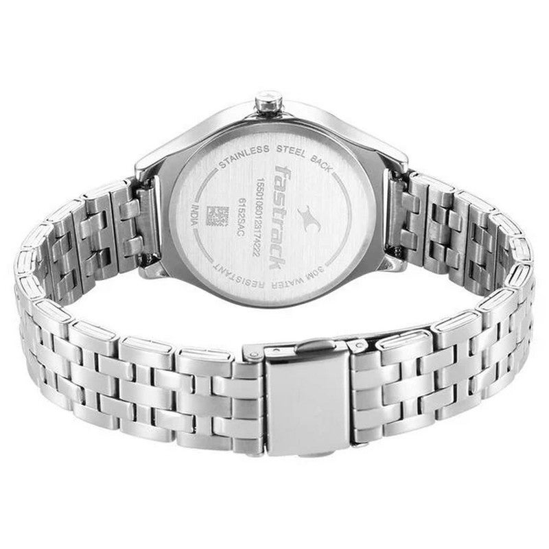 Fastrack Silver Dial Analog Metal Watch for Women - 6152Sm08 - Image 3