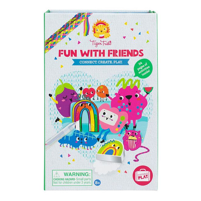 Tiger Tribe Fun With Friends Connect Play Create Set - Screen-Free Activity Kit for Kids 8+ Years, 13.5x4x21cm - Image 1