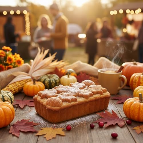 Vesici 3 Pcs Silicone Loaf Pan Pumpkin and Maple Leaf Patterns for Fall Harvest Thanksgiving Holiday 6 Cups Bread Baking Mold Non Stick Oven Microwave Safe Nordic Gray Blue Pink Colors - Image 3